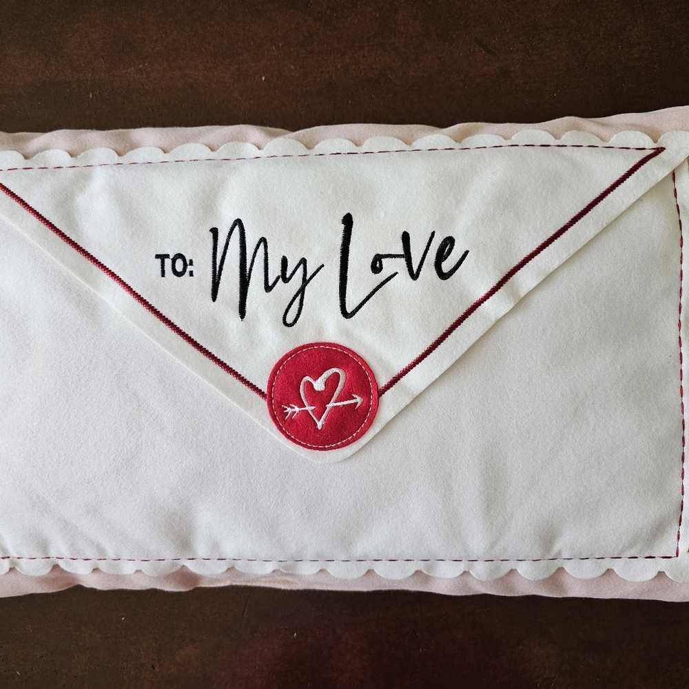 Love Letter Pillow Valentine ❤️💌📮 and bundle mailbox pillow for $20.00